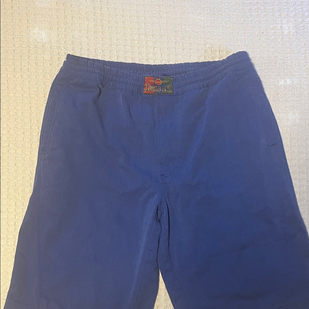 Vintage Bugle Boy Royal Blue Shorts with Drawstring